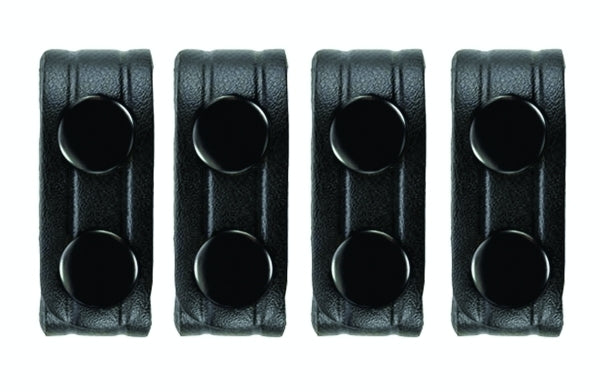 Hero's Pride AirTek Belt Keepers 7/8'' w/ Black Snaps - Fits 2'' Belt