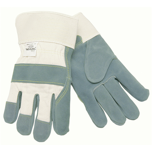 MCR Safety Sel shldr Leather Palm W/Kevlar