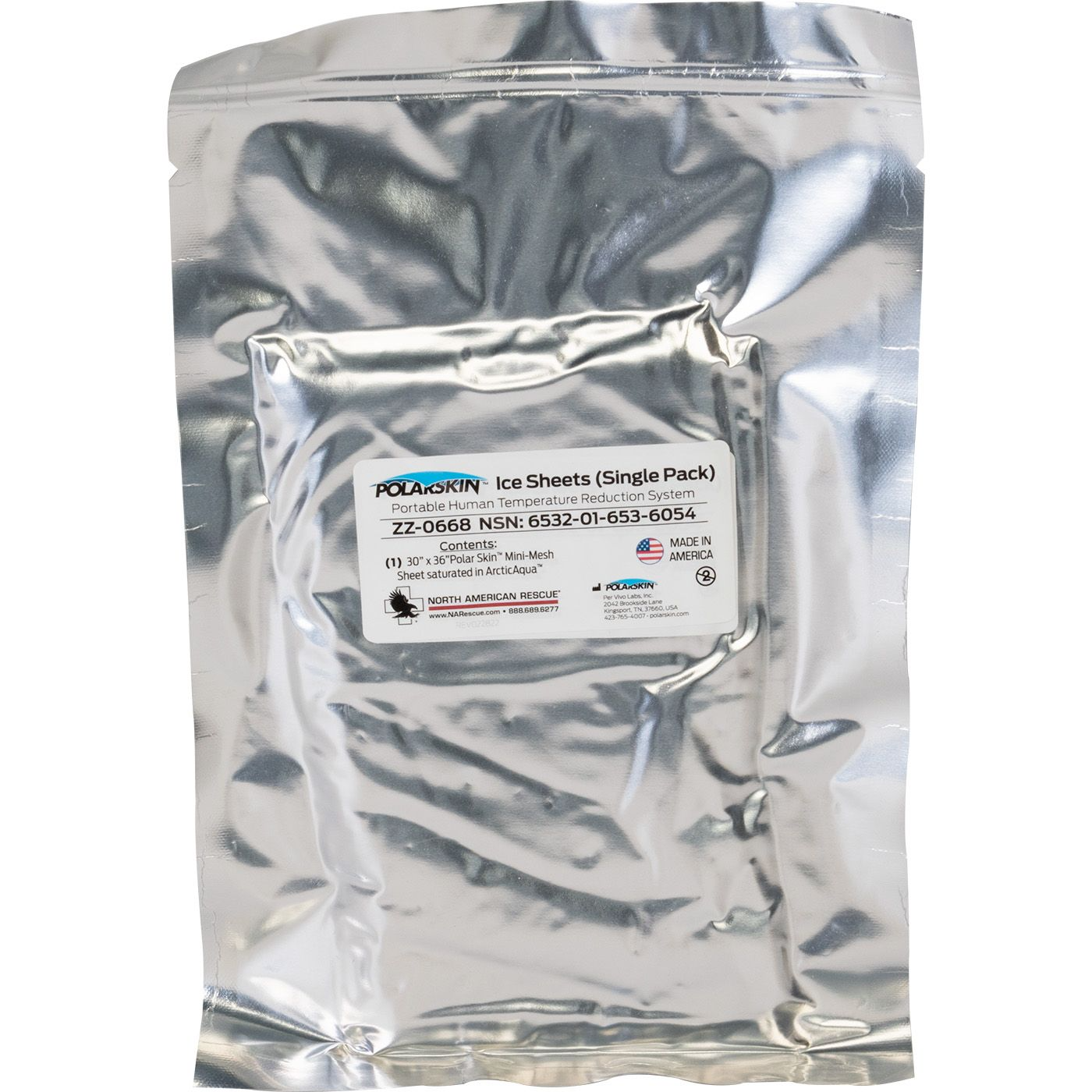 North American Rescue Polar Skin Ice Sheet - Standard Size