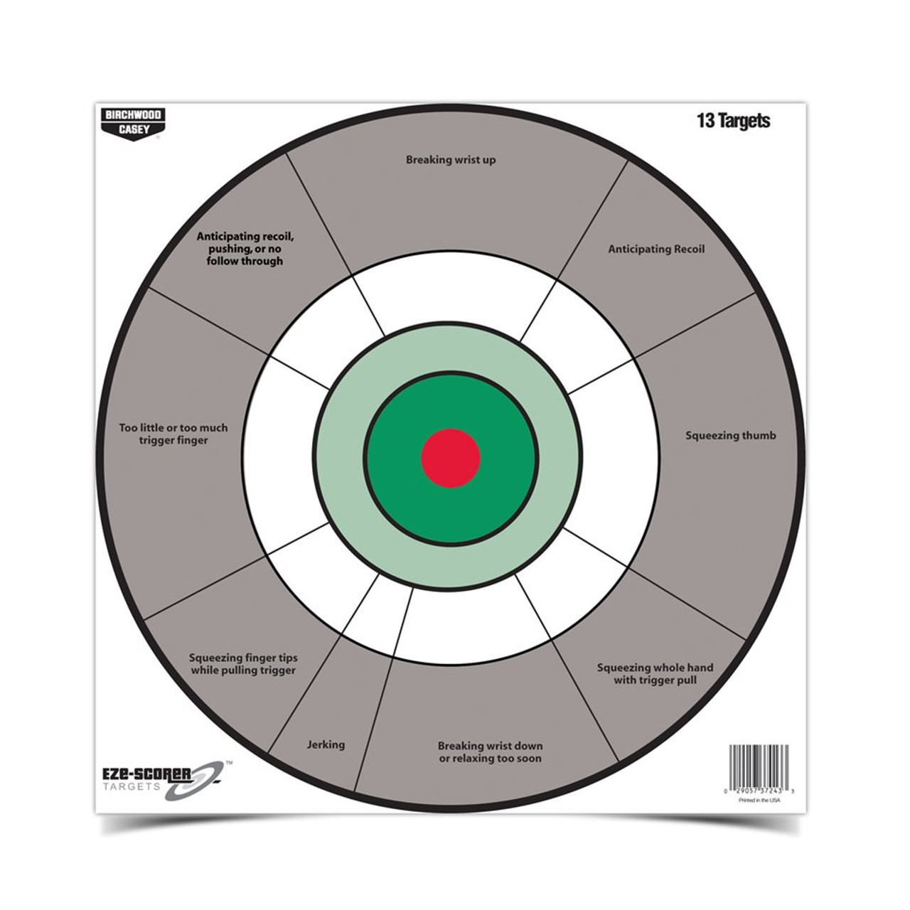 Birchwood Casey Eze-Scorer 12 Inch Handgun Trainer Target