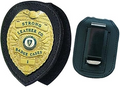 Strong Leather Company Recessed Badge Clip-On - Large Oval