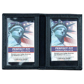Perfect Fit Dress Leather Double ID Case - 3.50''x5.13''