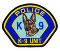 Hero's Pride POLICE K-9 UNIT Shoulder Patch - 4.5''x3.5''
