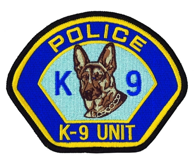 Hero's Pride POLICE K-9 UNIT Shoulder Patch - 4.5''x3.5''