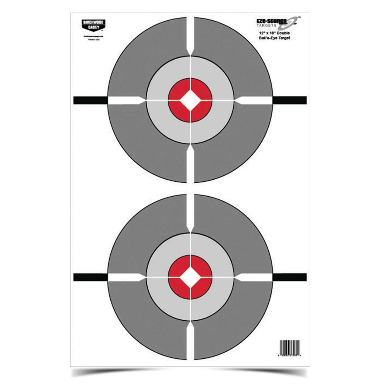 Birchwood Casey Eze-Scorer 12 x 18 Double Bull's-Eye
