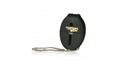 Boston Leather Oval Badge Holder, Hook And Loop Closure