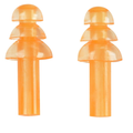 Champion Targets Champion Targets 40960 Silicone Gel Earplugs, 26dB Noise Reduction Rating, Orange, 4 Pairs