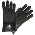 MCR Safety Black Sandy PVC 12 Jersey
