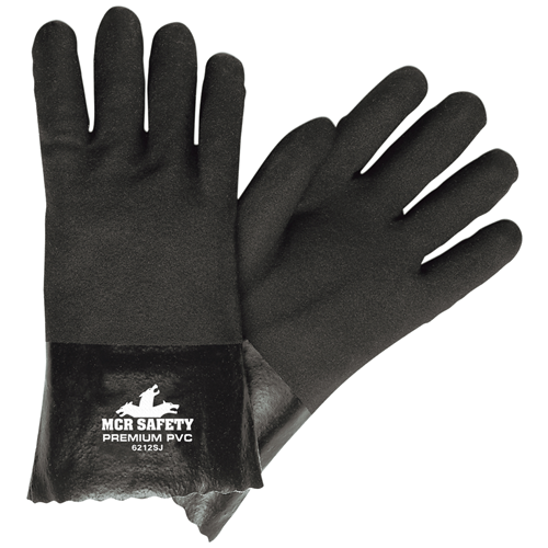 MCR Safety Black Sandy PVC 12 Jersey