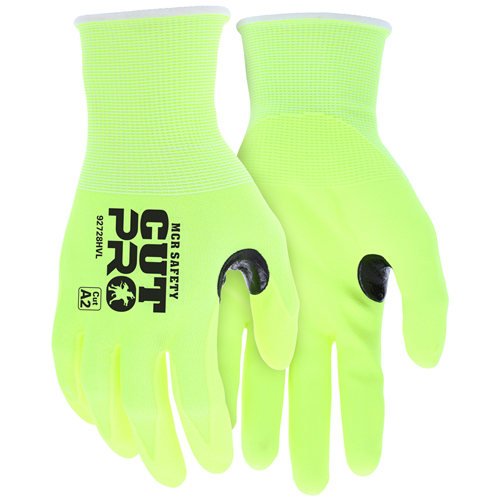 MCR Safety Cut Pro,HiVis,18g,RefThmb, HPPE, NF