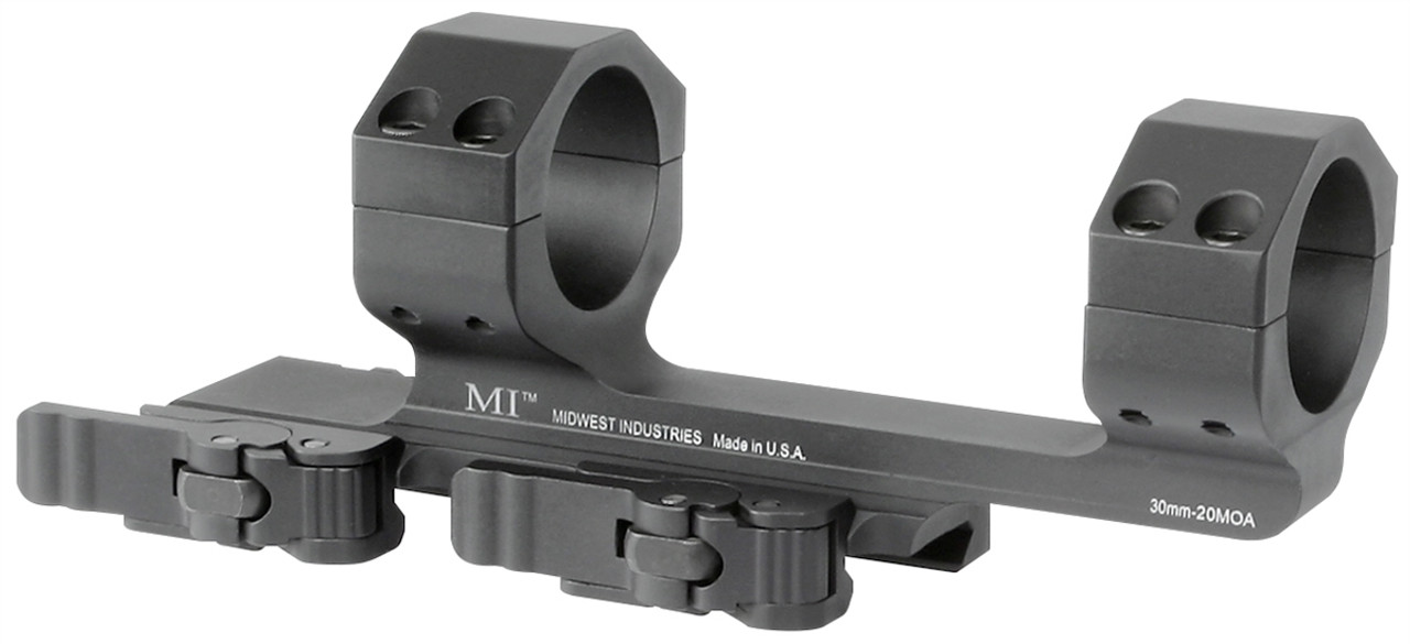 Midwest Industries 30mm QD Scope Mount - 20MOA 1.4'' Offset