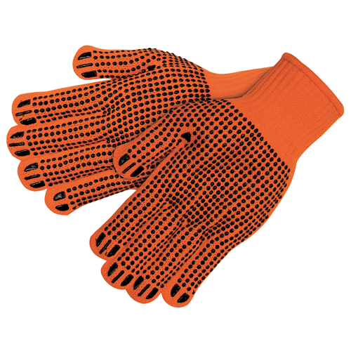 MCR Safety Heavy Weight 2-Sided Dot, Hi Vis Orange