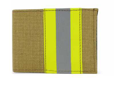 Perfect Fit Firefighter Gold Matrix Bifold CC Wallet - 3.50'x4.50'