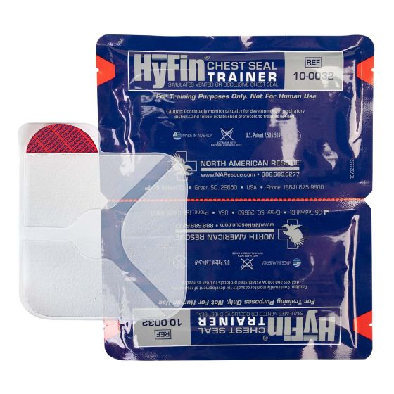 North American Rescue Hyfin Trainer Chest Seal - Twin Pack