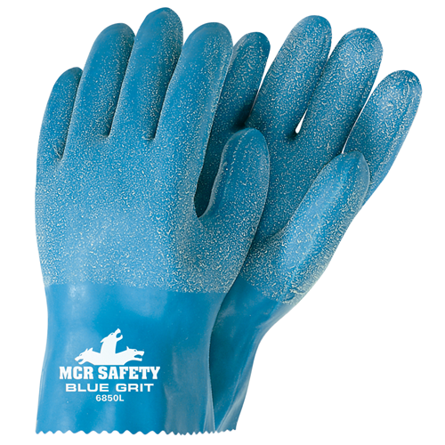 MCR Safety Blue Grit Rubber Dip 10