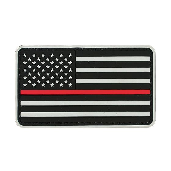 Voodoo Tactical American Flag Red Line Patch