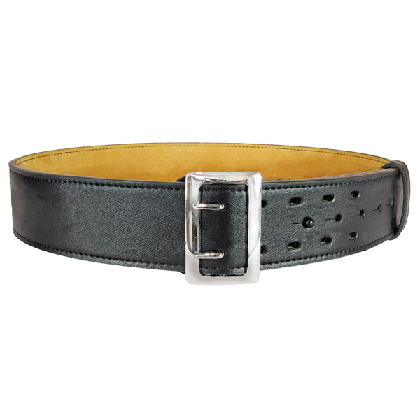 Hero's Pride AirTek Sam Browne 2.25'' Deluxe Duty Belt - Plain 2-Stitch w/ Nickel Buckle