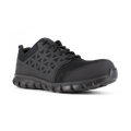 Reebok Sublite Cushion Work Athletic Shoe w/ Composite Toe - Black