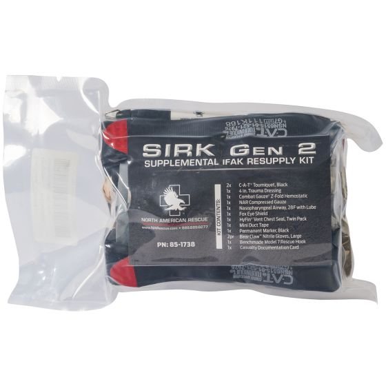 North American Rescue Supplemental IFAK Resupply Kit (SIRK) Gen 2 - Standard