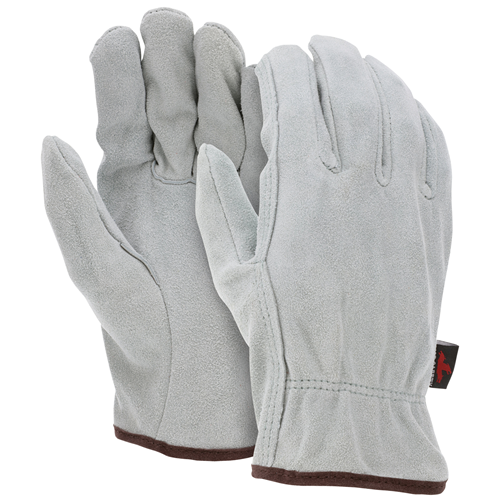MCR Safety Cow Split Drivers Glove w/Straight Thumb