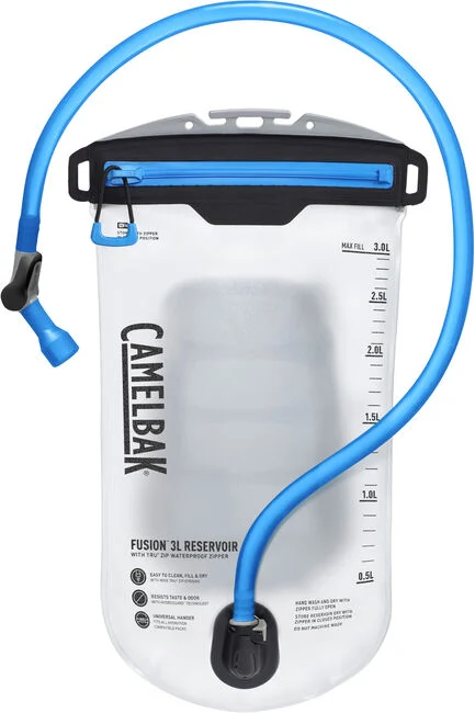 CamelBak Fusion 3L Reservoir w/ TRU Zip Waterproof Zipper - Clear