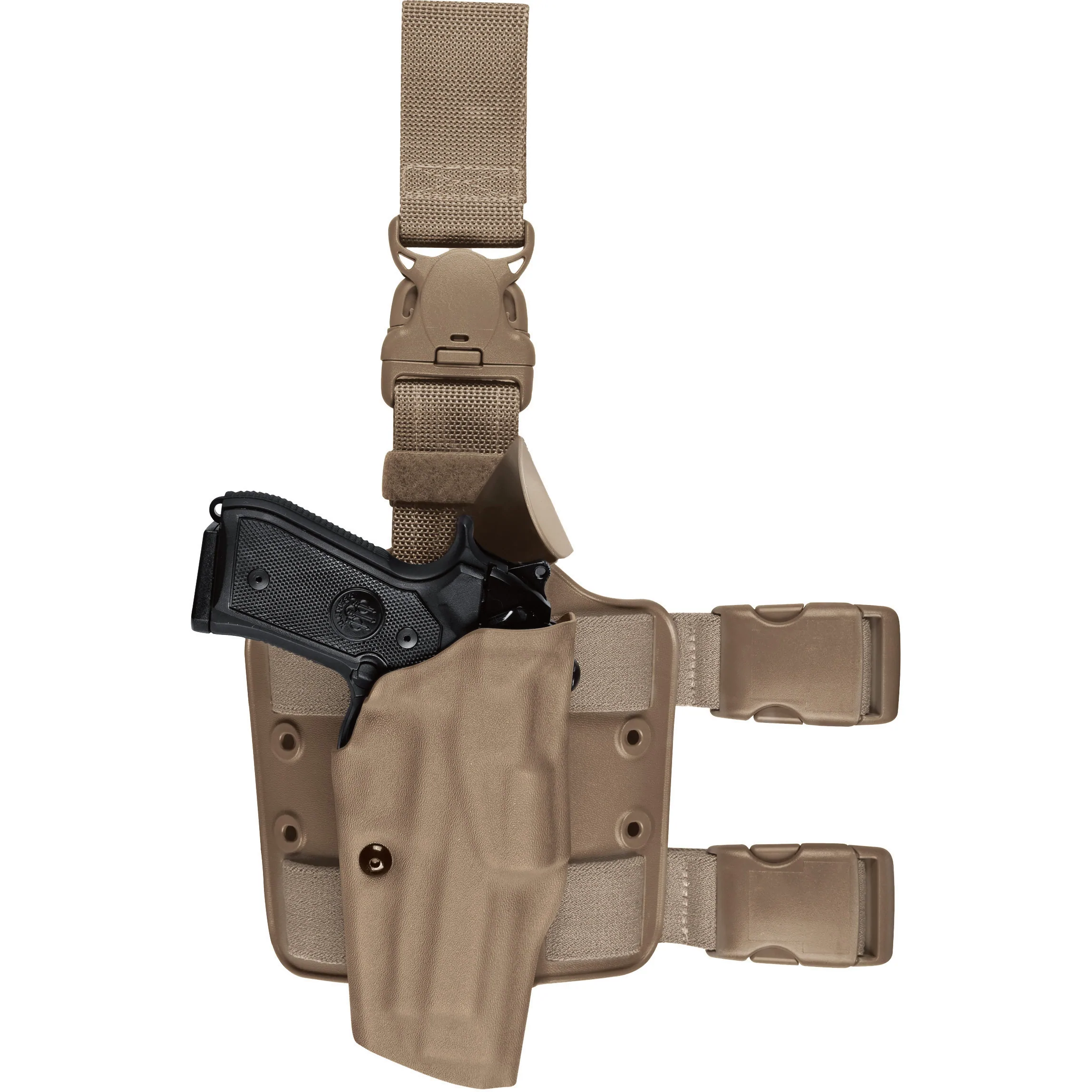 Safariland Model 6385 ALS OMV Tactical Holster w/ Quick Release Leg Strap for Springfield 1911-A1
