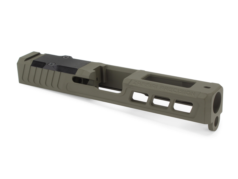 Zaffiri Precision RTS G19 Gen 3 ZPS.3 Slide RMR Cut Olive Drab(OD Green)