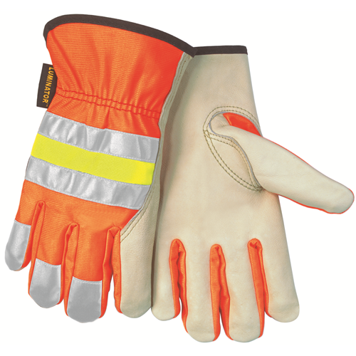 MCR Safety Reflective Gr, Cow Drvr, Orange, Small
