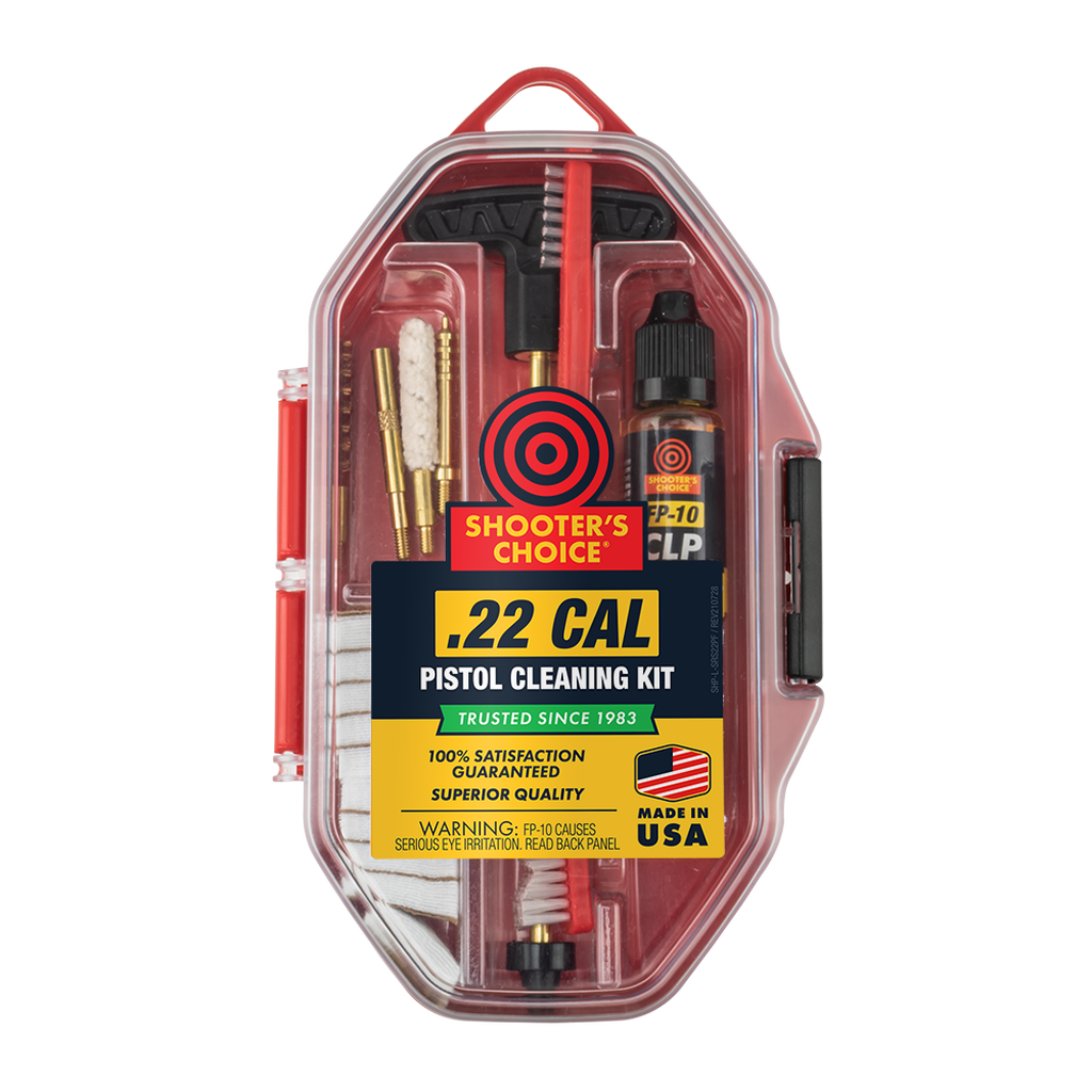 Shooter's Choice .22 Cal Pistol Gun Cleaning Kit