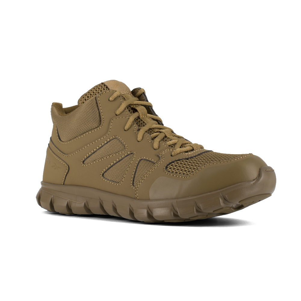Reebok Sublite Cushion Tactical Mid-Cut w/ Soft Toe - Coyote