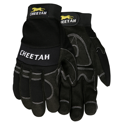 MCR Safety MCR Safety Cheetah Blk Reinforced Palm