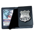 Perfect Fit Duty Leather Flip Out Badge & Single ID Case - 3.38''x4.50''