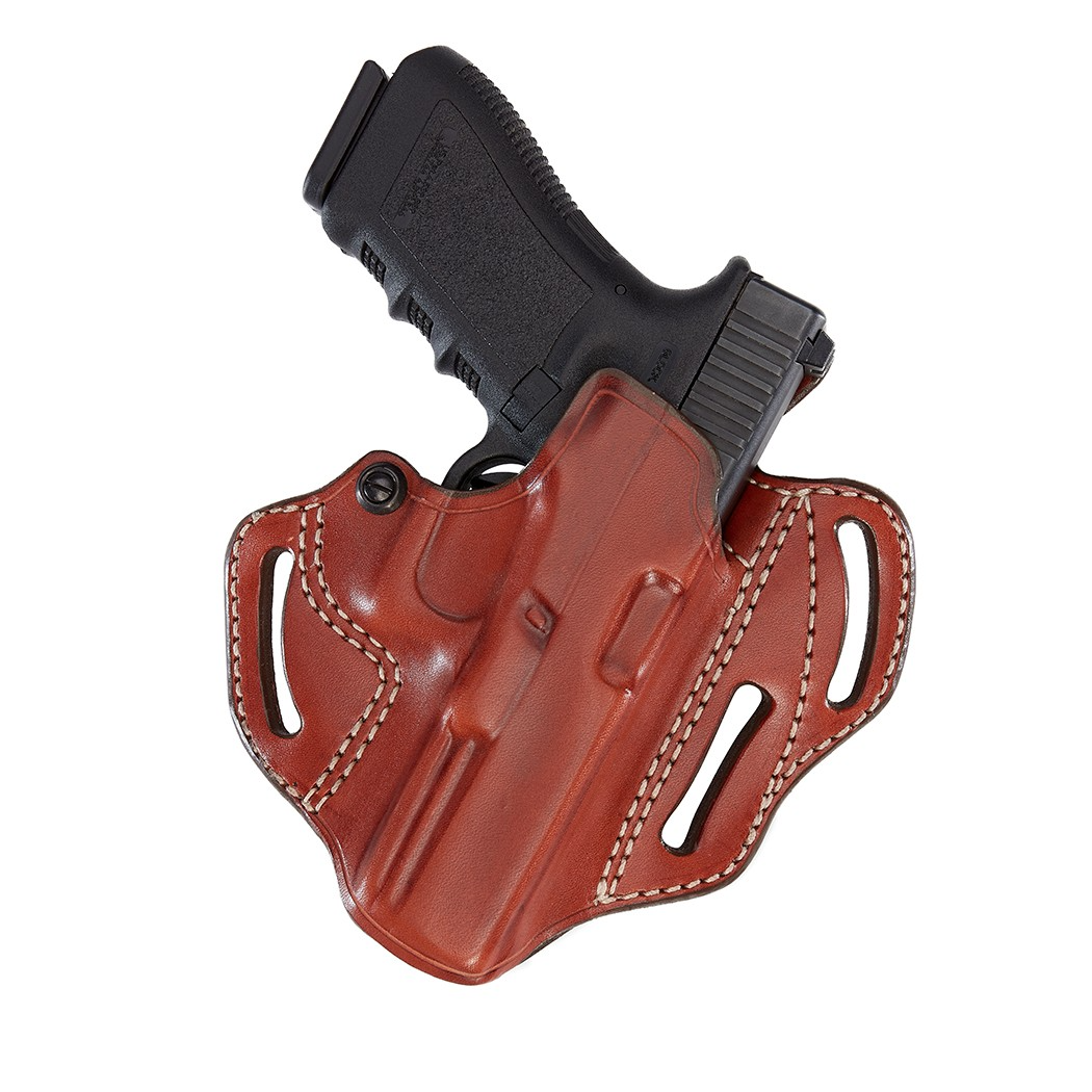 Aker Leather Classic 3 Slot Open Top Pancake Holster