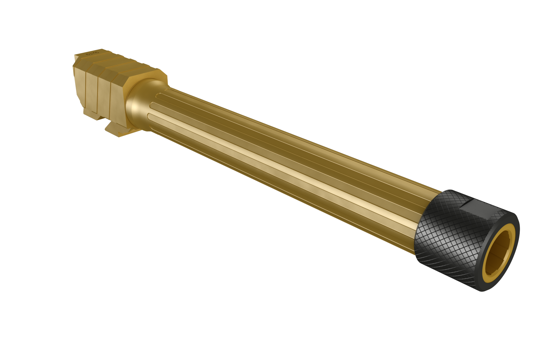 Canik Full Size PVD Threaded Fluted Barrel for TP9 SFX, TP9 SFL