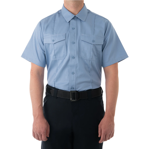 First Tactical M CTN Station S/S Shirt - Medium Blue