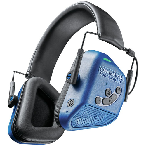 Champion Targets Champion Targets 40981 Vanquish Pro Electronic Hearing Protection Earmuffs, Blue