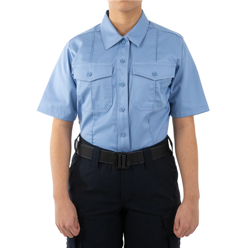 First Tactical W CTN Station S/S Shirt - Medium Blue