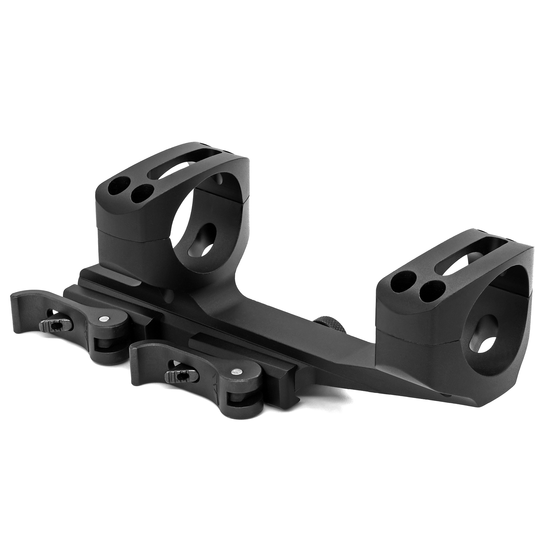 Warne Scope Mounts Gen 2, Extended Skeletonized 1 inch MSR Mount, Black