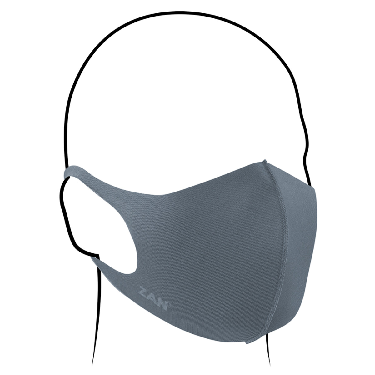 Zan Headgear Lightweight Face Mask 2-Pack
