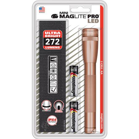 Maglite SP2P Mini Maglite Pro 2 AA-Cell LED Flashlight w/ Holster