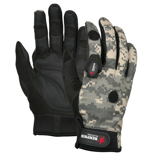 MCR Safety Multitask Black Palm Camo with Lights