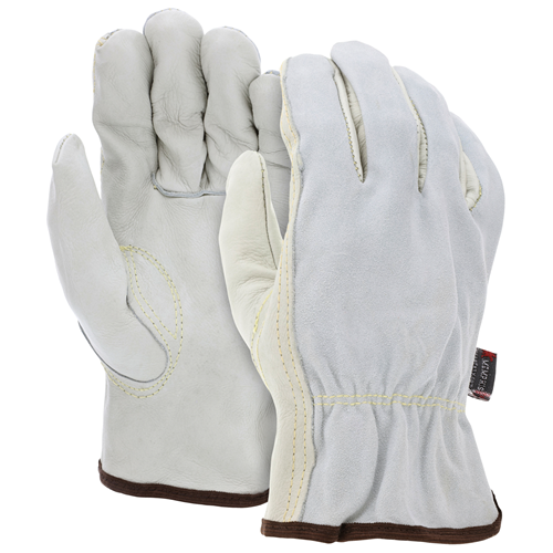 MCR Safety Ind Grd Grain/Split Bk Key Thb Kvlar Swn