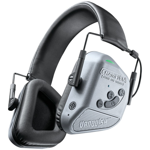 Champion Targets Champion Targets 40980 Vanquish Pro Electronic Hearing Protection Earmuffs, Gray