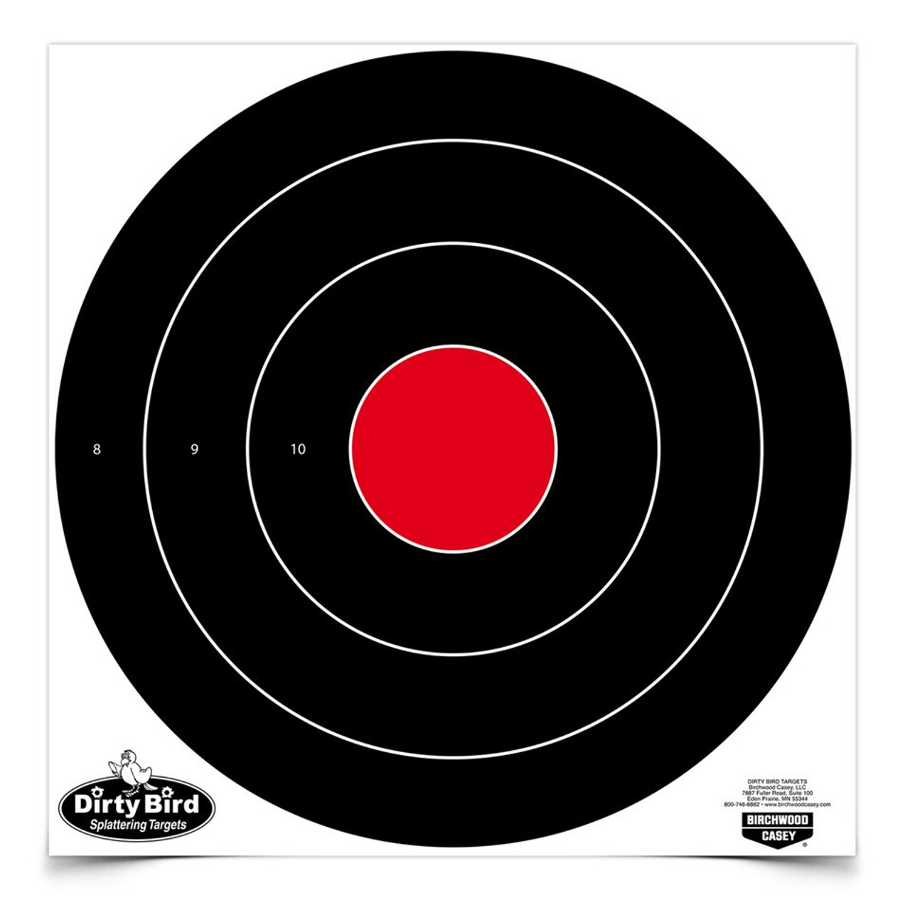 Birchwood Casey Dirty Bird 17.25 Inch Bull's-Eye Target