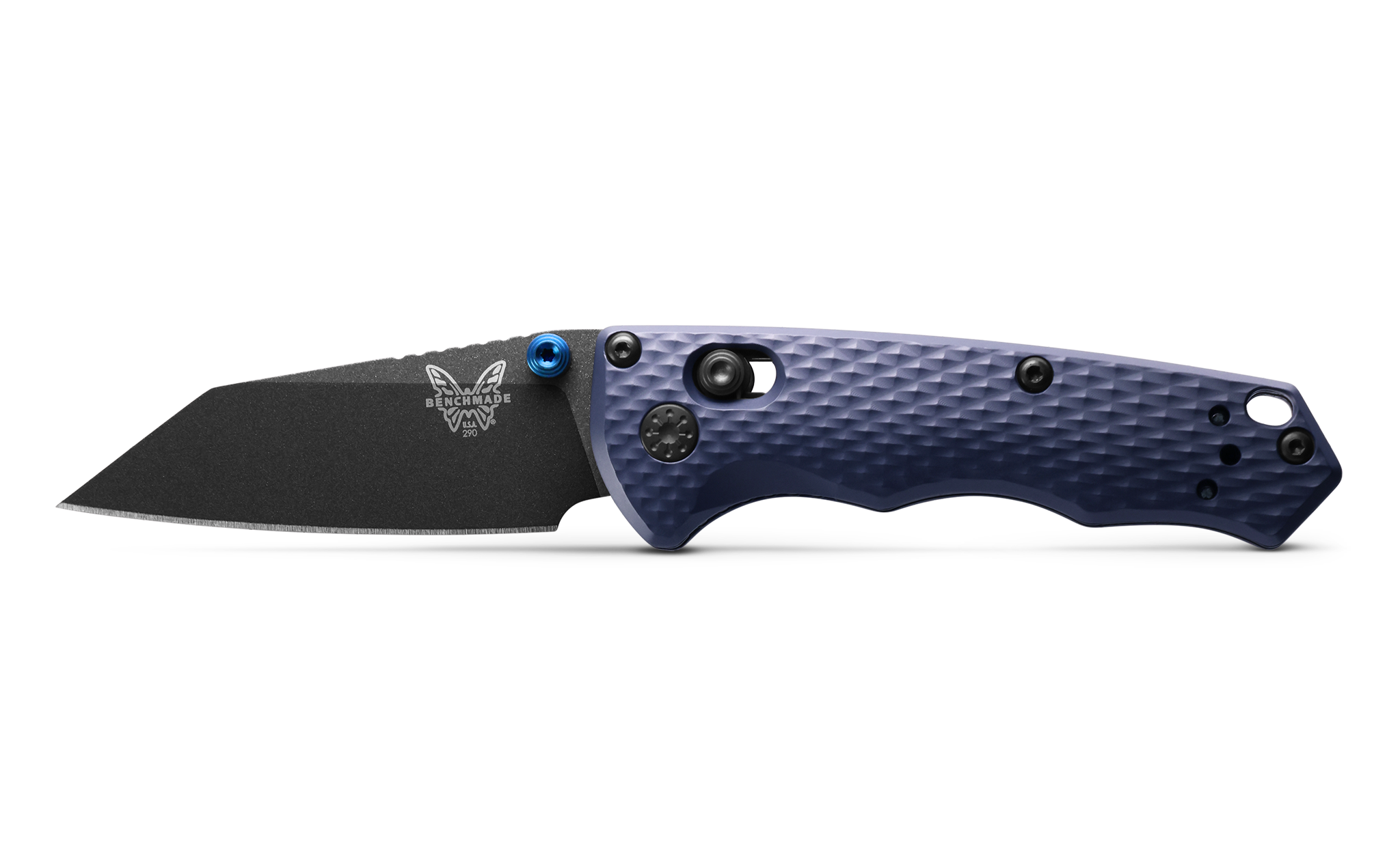 Benchmade Full Immunity | Crater Blue Aluminum | Wharncliffe