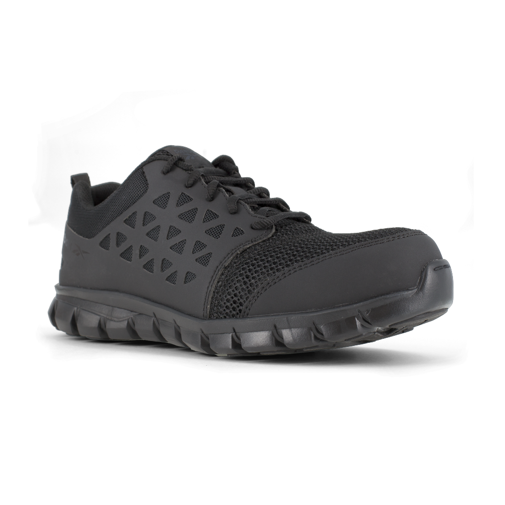 Reebok Sublite Cushion Work Women's Athletic Shoe w/ Composite Toe - Black