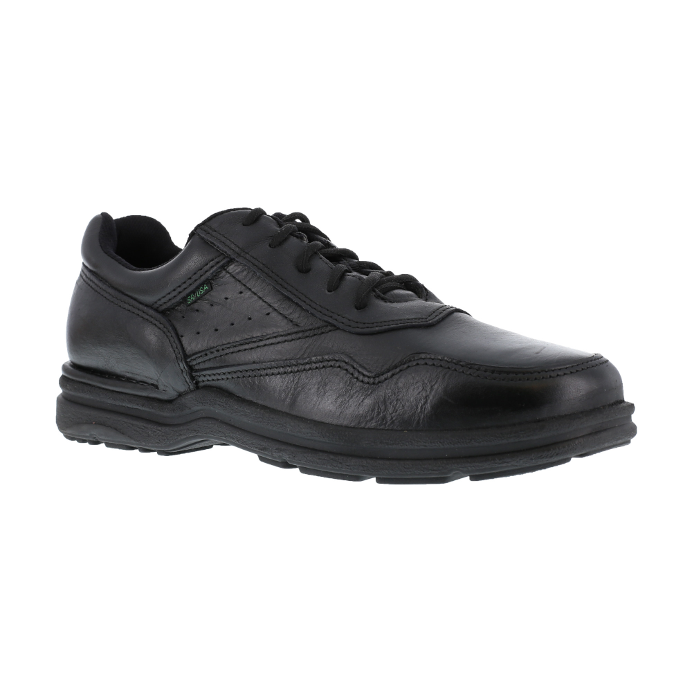 Reebok Rockport Postwalk Oxford Work Shoe w/ Soft Toe - Black