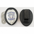 Hero's Pride Universal Oval Badge Holder - 3'' x 3.75''