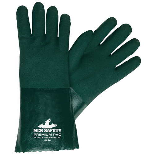 MCR Safety Green Sandy PVC 14 Jersey