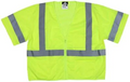 MCR Safety Class 3 Mesh Lime Safety Vest
